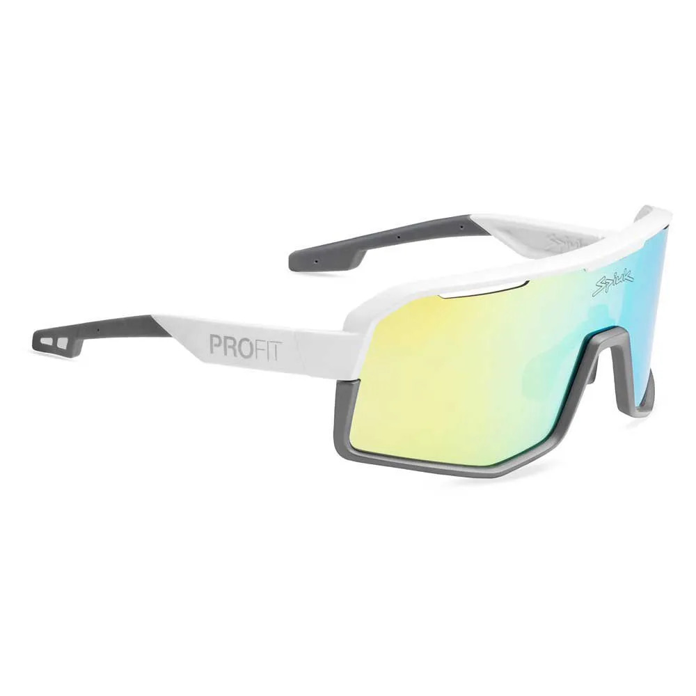 Occhiali Spiuk Profit V3 Bianco/Grigio Lente a Specchio